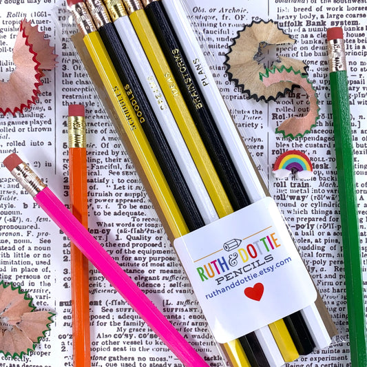 Book Lover Pencils - Set of 6