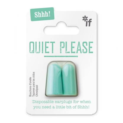 Shhh! Earplugs - Quiet Please