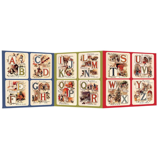 Father Christmas ABC Christmas Cards Pack of 8. From the Bodleian Libraries.