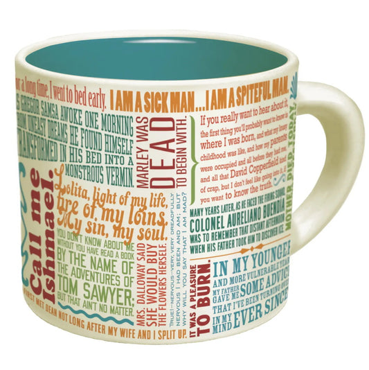 First Lines of Literature Mug