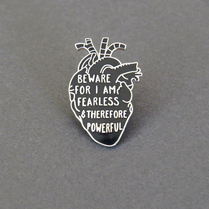 Frankenstein Anatomical Heart Enamel Pin 