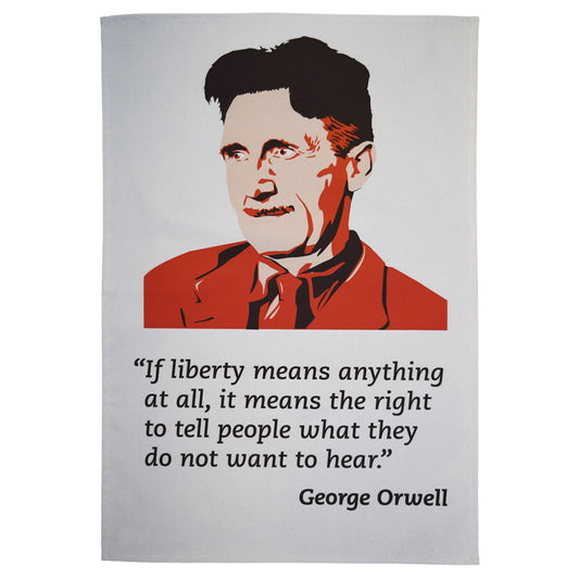 George Orwell Tea Towel Radical Tea Towel