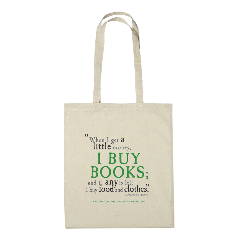 I Buy Books Cotton Tote Bag