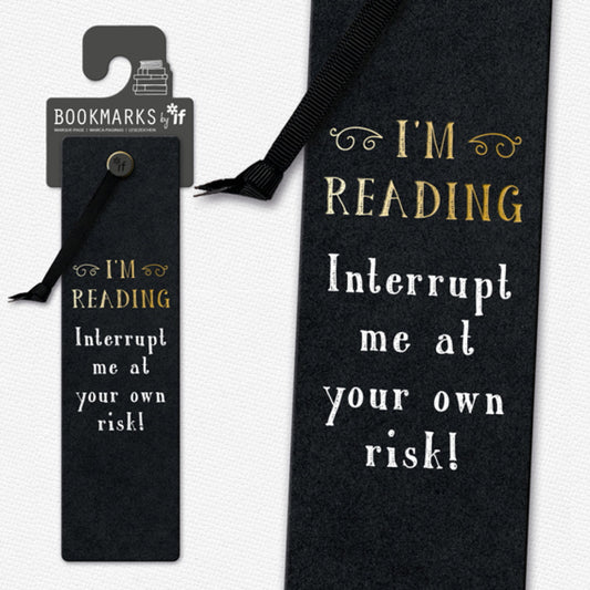 Interrupt Me Bookmark