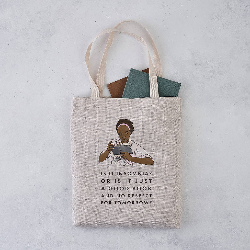Is it Insomnia Tote Bag from Bookishly