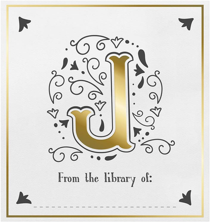 Letter Book Plates J