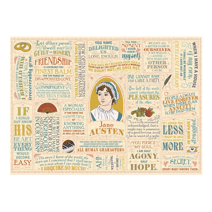 Jane Austen Quotations 1000 Piece Puzzle