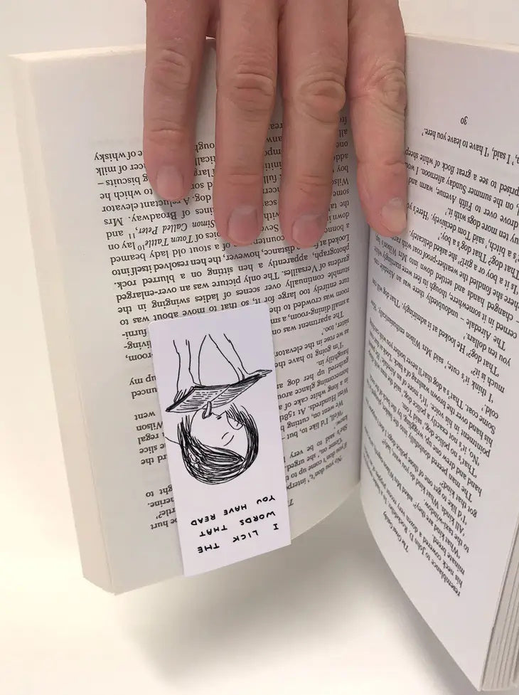 David Shrigley Lick the Words Magnetic Bookmark