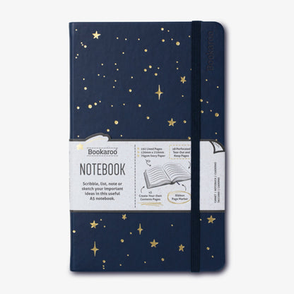 Bookaroo Notebook A5 - Moon & Stars