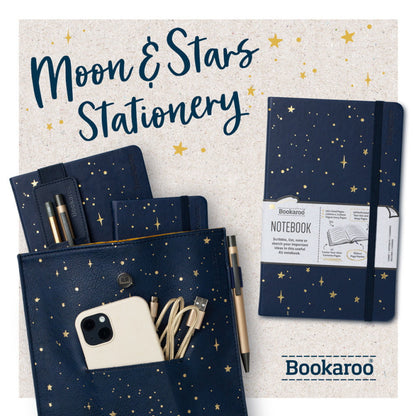 Bookaroo Notebook A5 - Moon & Stars