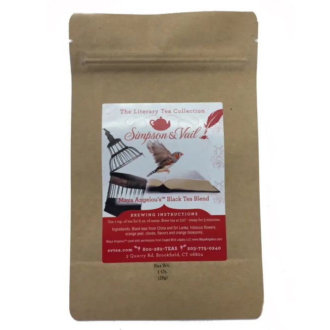 Maya Angelou's Black Tea Blend Literary Tea Pouch