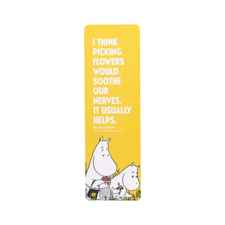Moomin Gardening Bookmark (I Think Picking Flowers)