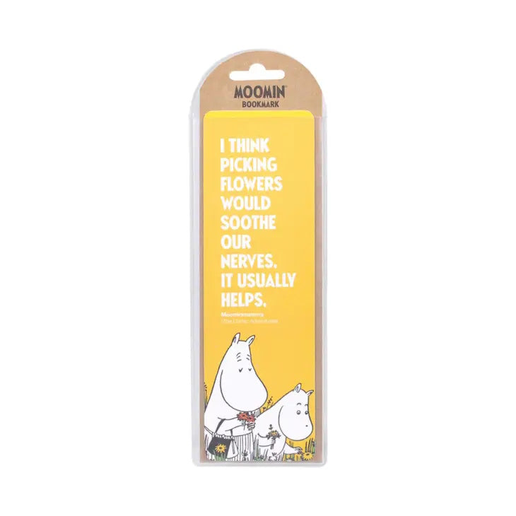 Moomin Gardening Bookmark (I Think Picking Flowers)
