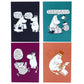 Moomin Set of 4 A6 Notebooks - (I Want To Write Now!)