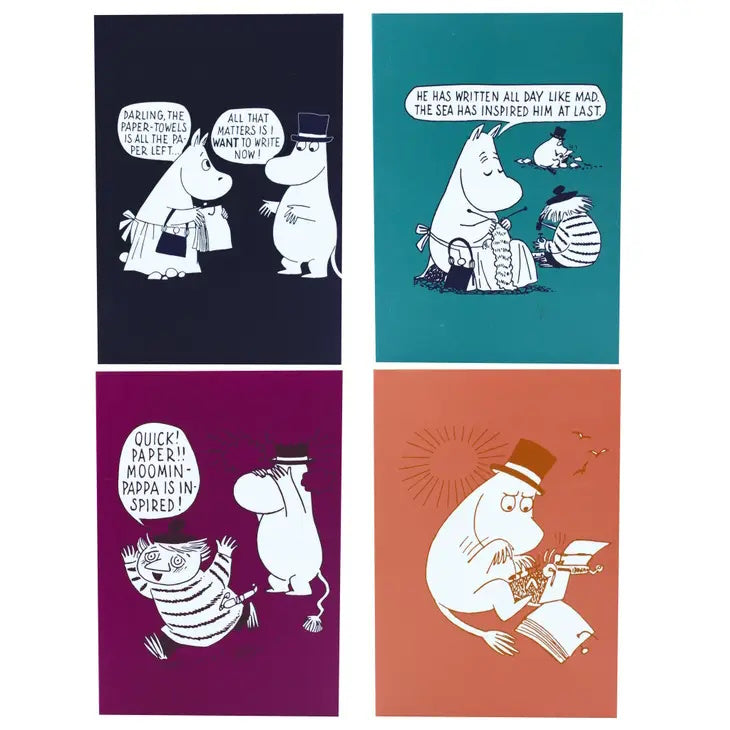 Moomin Set of 4 A6 Notebooks - (I Want To Write Now!)