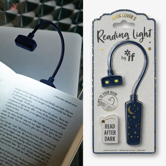 Book Lover's Reading Light - Moon & Stars