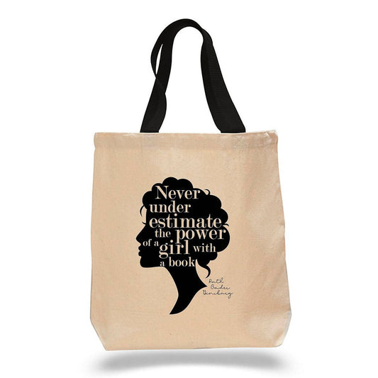 Never Underestimate the Power of a Girl Tote Bag