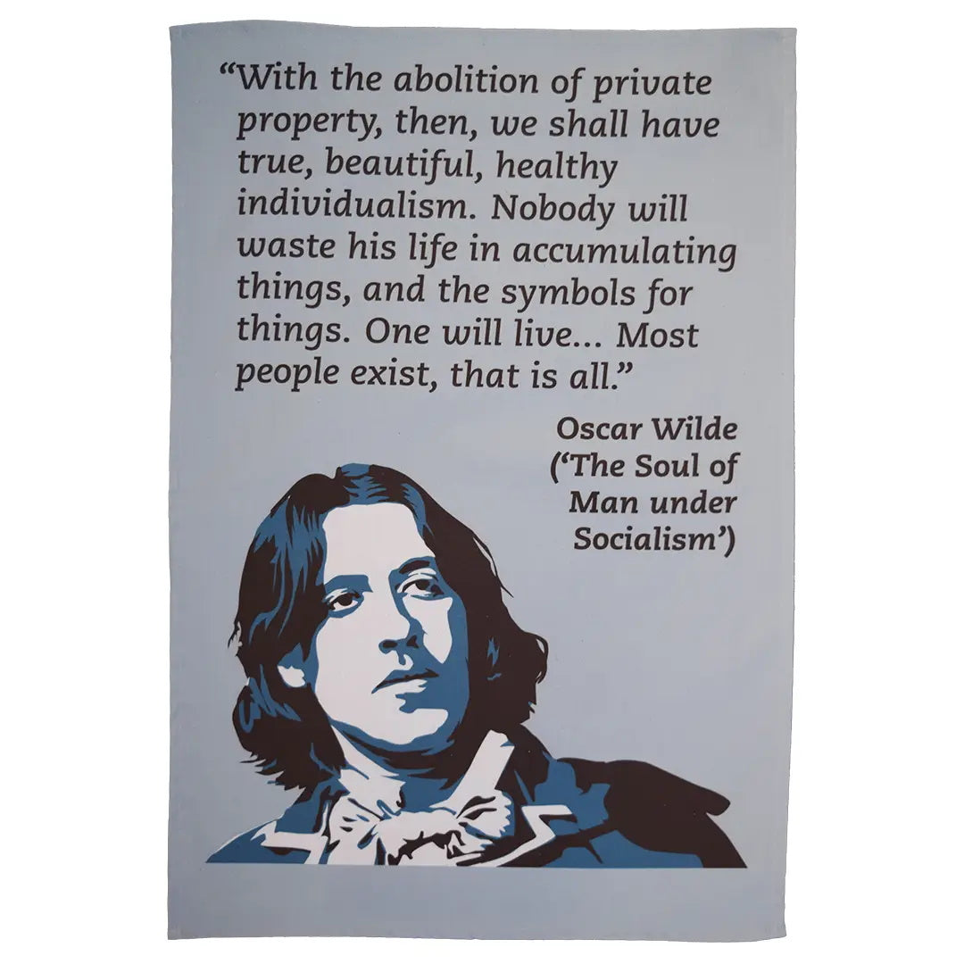 Oscar Wilde Tea Towel Radical Tea Towel