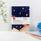 Recycled and Sustainable Plain A5 Ideas Sketchbook - Blue