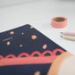 Recycled and Sustainable Plain A5 Ideas Sketchbook - Blue