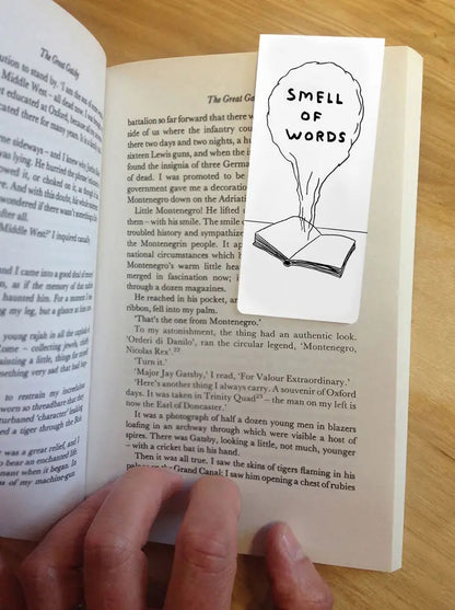 David Shrigley Smell of Words Magnetic Bookmark