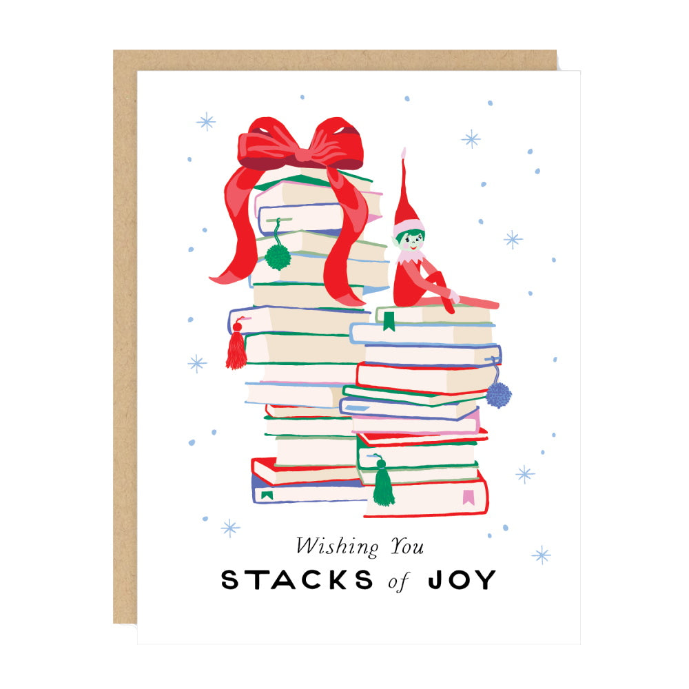 Stacks of Joy Christmas Card