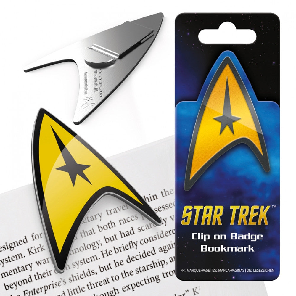 Star Trek Clip-on Metal Badge Bookmark