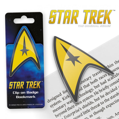 Star Trek Clip-on Metal Badge Bookmark