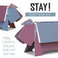 Stay! Doggy Book Rest - Grey