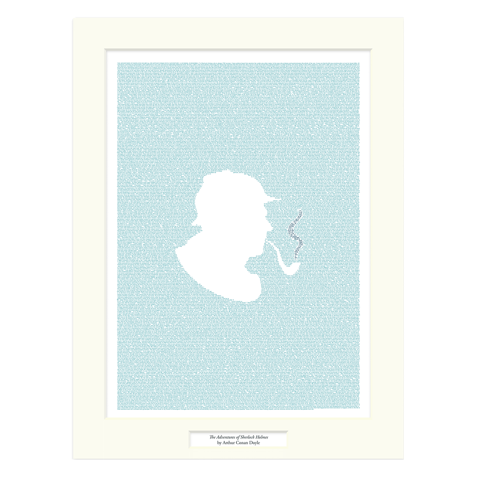 The Adventures of Sherlock Holmes Matted Print
