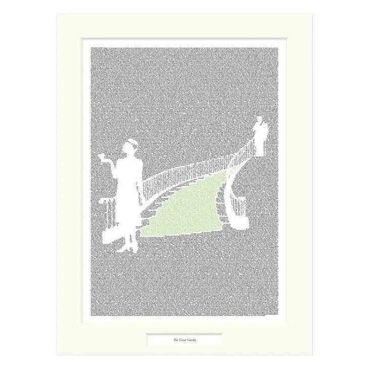 The Great Gatsby Matted Print