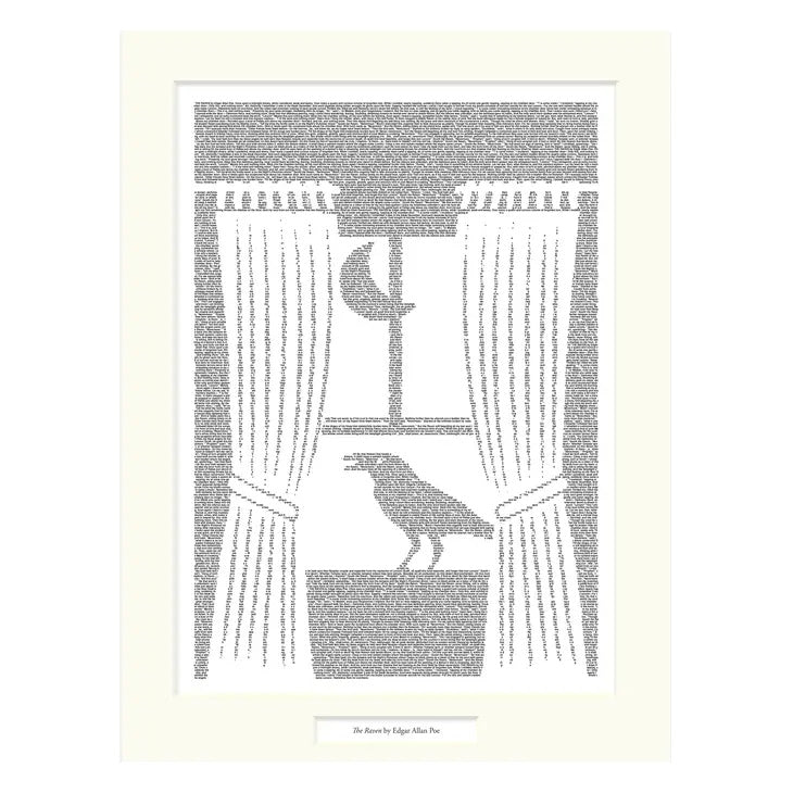 The Raven Matted Print
