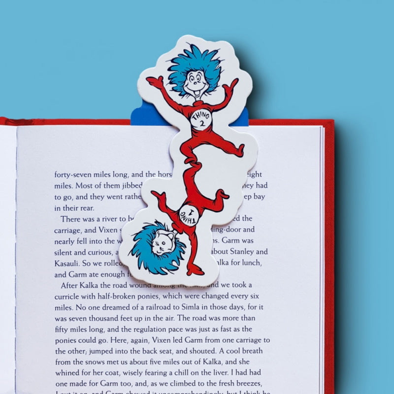 Dr. Seuss Thing 1 and Thing 2  Magnetic Bookmark