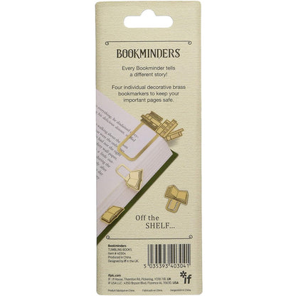 Tumbling Books Brass Bookminders Page Markers