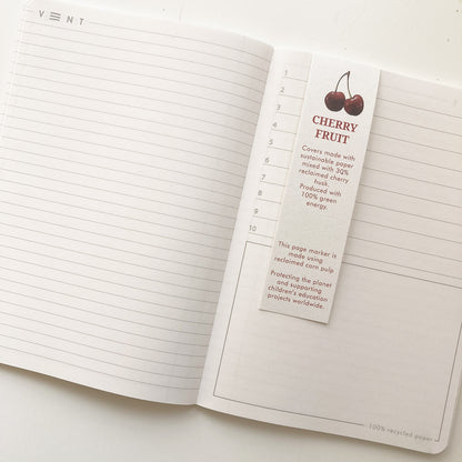 SUCSEED Sustainable Notebook - Cherry Husk