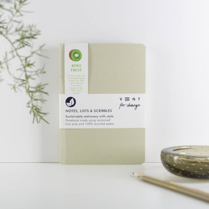 SUCSEED Sustainable Notebook - Kiwi Fruit