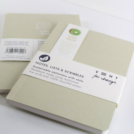 SUCSEED Sustainable Notebook - Kiwi Fruit