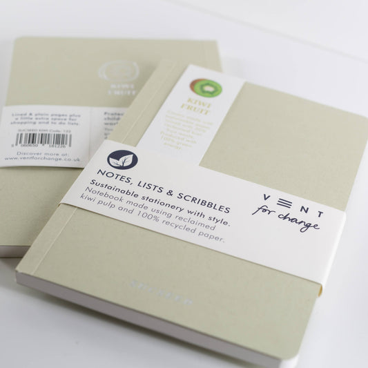 SUCSEED Sustainable Notebook - Kiwi Fruit